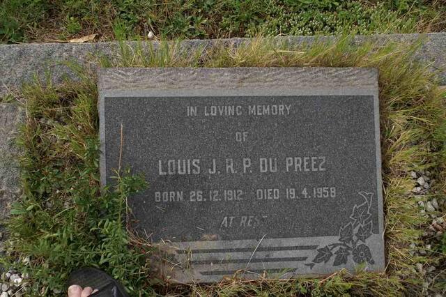 PREEZ Louis J.R.P., du 1912-1958