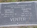 VENTER Philippus Carel 1884-1947 & Cornelia Johanna BRITS 1886-1975