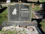 ALEXANDER Beatrice 1931-1997