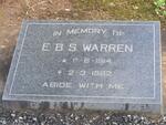 WARREN E.B.S. 1914-1982