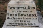 EDWARDS B.C. 1887-1918 & Bennetta Ann -1907