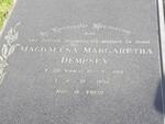 DEMPSEY Magdalena Margaretha nee DE VRIES 1919-1996