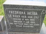 ROUX Fredrieka Jacoba, le nee VAN ZYL 1898-1980