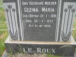 ROUX Gezina Maria, le nee BOTHA 1891-1973