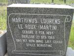 ROUX Marthinus Lourens, le 1894-1968