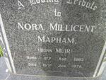 MAPHAM Nora Millicent nee MUIR 1893-1975