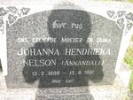 NELSON Johanna Hendrieka nee ANNANDALE 1898-1981
