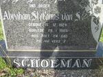 SCHOEMAN Abraham Stefanus Van S. 1924-1985