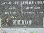 SCHUTTE Jan Harm 1888-1971 & Johanna M.M. VAN VUUREN 1891-1979