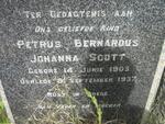 SCOTT Petrus Bernardus Johannes 1903-1937