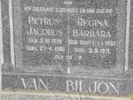 BILJON Petrus Jacobus, van 1879-1960 & Regina Barbara SCOTT 1892-1971