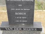 MERWE Kobus, van der 1977-2001