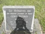 VENTER Gert Petrus 1888-1951