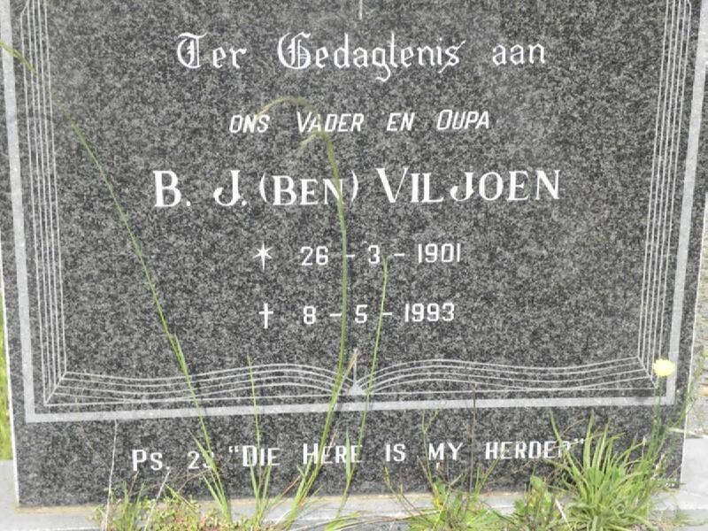 VILJOEN B.J. 1901-1993