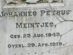 MEINTJES Johannes Petrus 1843-1919