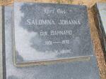 MEYER Salomina Johanna nee BARNARD 1901-1972