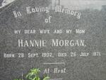 MORGAN Hannie 1902-1971