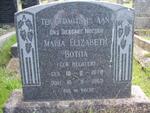 BOTHA Maria Elizabeth nee HECHTER 1878-1963