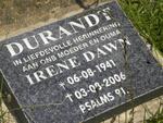 DURANDT Irene Dawn 1941-2006