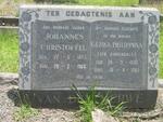 MERWE Johannes Christoffel, van der 1873-1966 & Gezina Philippina ANNANDALE 1890-1965