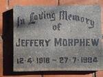 MORPHEW Jeffrey 1918-1994