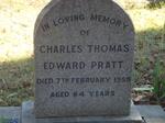 PRATT Charles Thomas Edward -1959