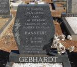 GEBHARDT Hannetjie 1940-1987
