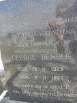 BENDLE George 1925-1965