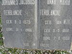 TERBLANCHE Johannes Jacobus 1875-1966 & Anna Maria VAN WYK 1868-1959