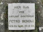 BENDLE Petro 1953-1953