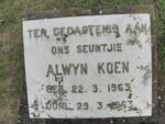 KOEN Alwyn 1963-1963