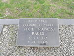 PAULS Cecil Francis 1907-1976