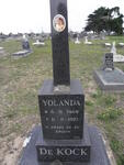 KOCK Yolanda, de 1969-1971