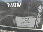 PAUL Tonnie Tertia 1926-1980