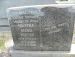 NORTIER Martha Maria nee RHEEDER 1900-1972