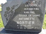 NORTIER Antoinette 1915-1995