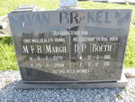 BRAKEL D.P., van 1916-1991 & M.F.B. 1920-2004