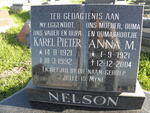 NELSON Karel Pieter 1921-1992 & Anna M. 1921-2004