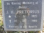 PRETORIUS J.H. 1927-1982
