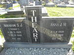 THEART Abraham S.J. 1926-1990 & Anna J.M. 1928-1994