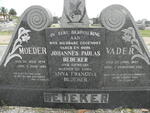 BEDEKER Johannes Paulas 1889-1961 & Anna Francina 1894-1980