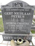 ESTERHUYSE Gert Nicolaas Petrus 1905-1952 & Jacomina Christina KRIEK 1906-1997