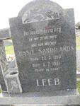 LEEB Jessie Sandilands 1910-1951