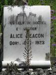 DEACON Alice -1923 :: DEACON Alice -1927