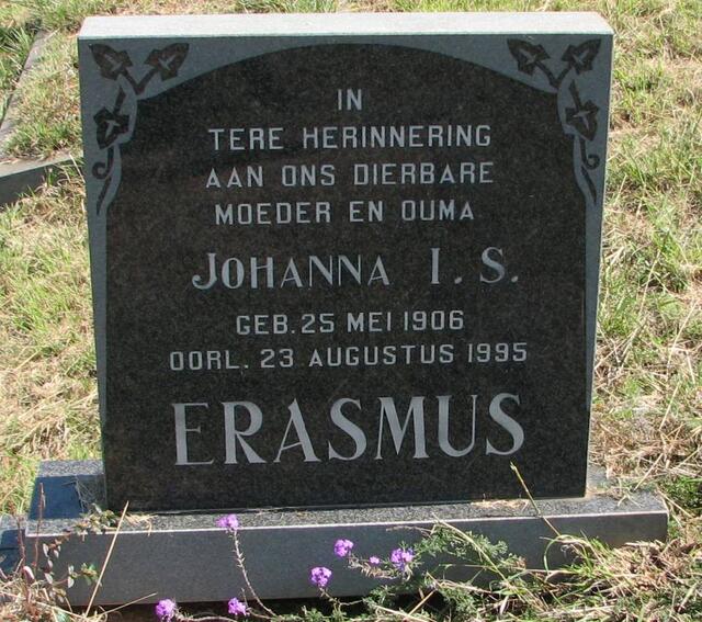 ERASMUS Johanna I.S. 1906-1995