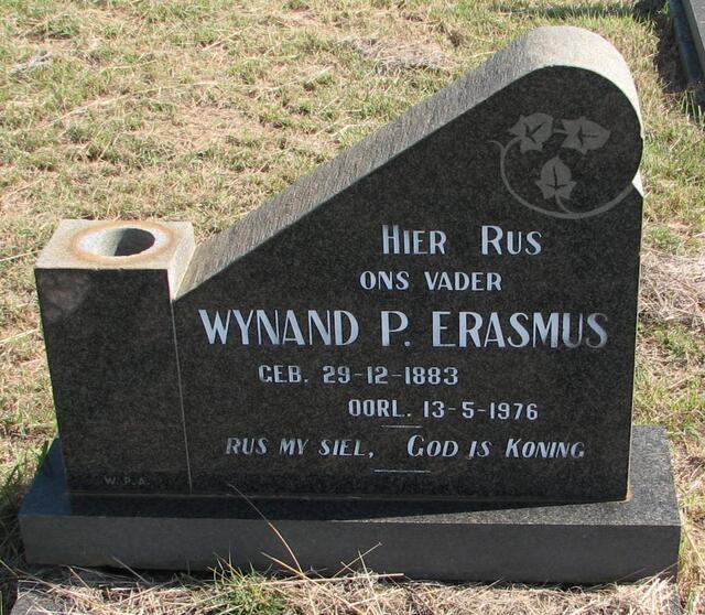 ERASMUS Wynand P. 1883-1976