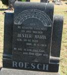 ROESCH Hester Maria 1895-1969