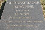 VERRYNNE Abraham Jacob 1899-1977