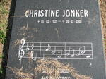 JONKER Christine 1925-2008