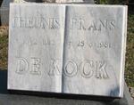 KOCK Theunis Frans, de 1912-1981